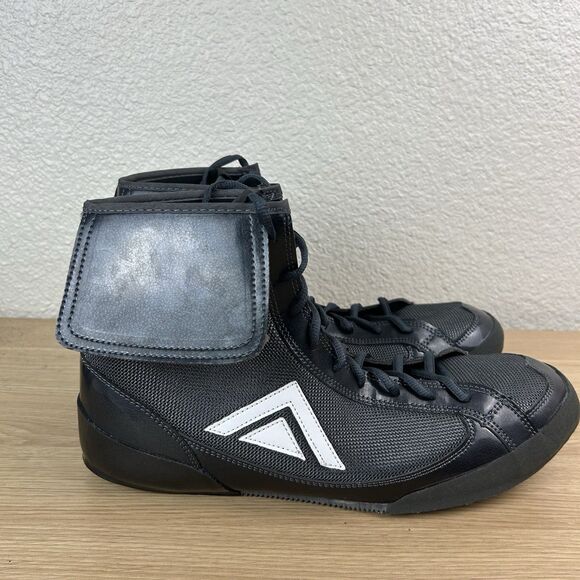 Adams O Pro Boxing OX Cool Gray Black Boxing Boots Shoes Men’s Sz 13 - Picture 1 of 9